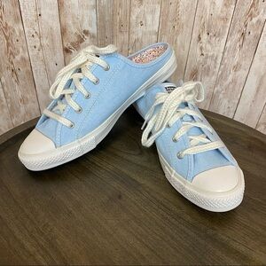 Converse Summer Denim Chuck Taylor All Star Dainty Mule Slip On Sneakers